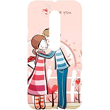 385x385 casotec boy kissing girl design hard back case cover for motorola