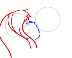 302x246 How To Draw How To Draw A Kiss For Kids
