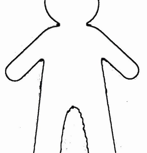 576x600 Boy And Girl Printable Template Beautiful Boy Outline Printable