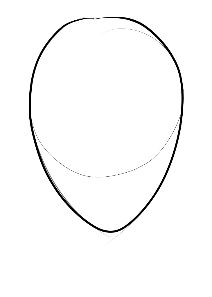 730x1022 Huge Collection Of 'head Outline Drawing' Download More Than