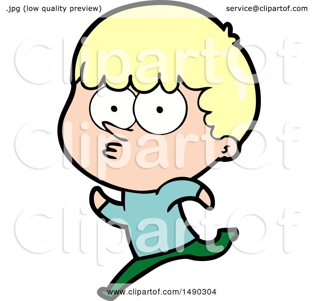 1080x1024 Clipart Cartoon Curious Boy Running