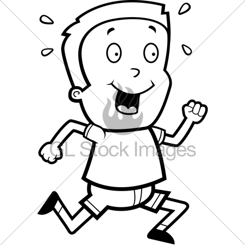 500x500 Boy Running Gl Stock Images