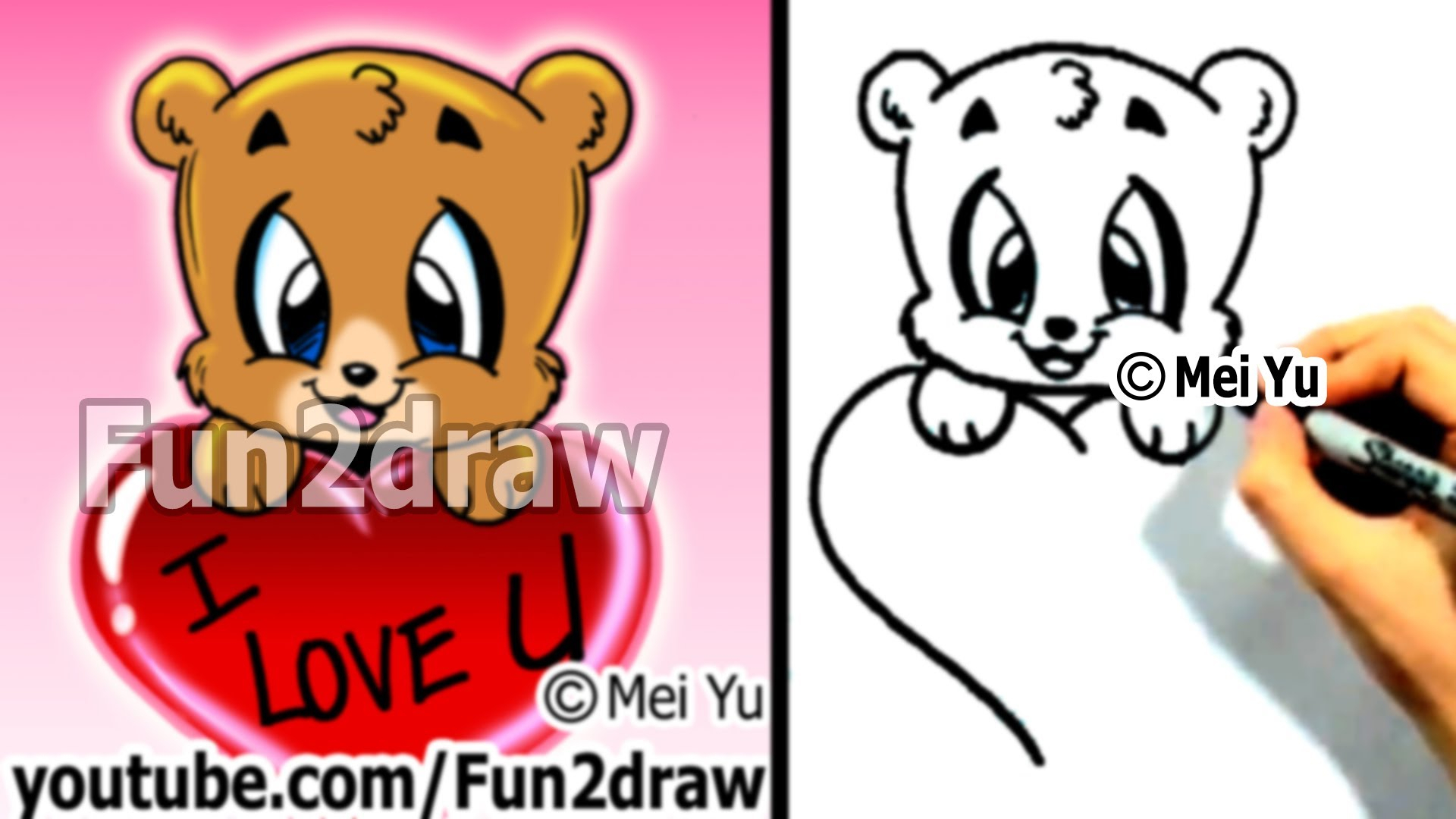 1920x1080 How To Draw Cute Stuff For Your Boyfriend How To Draw A Bear