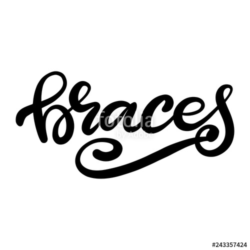 500x500 Lettering Vector Illustration About Dental Health Care