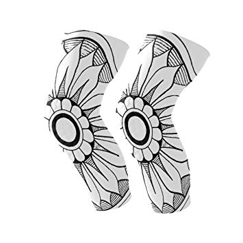 355x355 medallion graphics knee brace compression,elastic