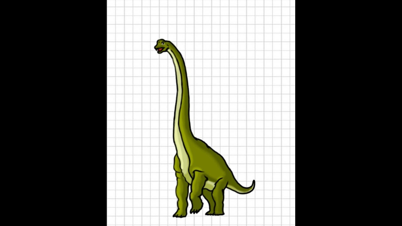 1280x720 How To Draw Brachiosaurus