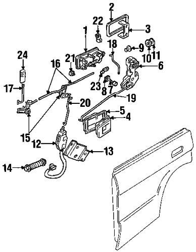 388x500 land rover discovery right handle, outside bracket land rover