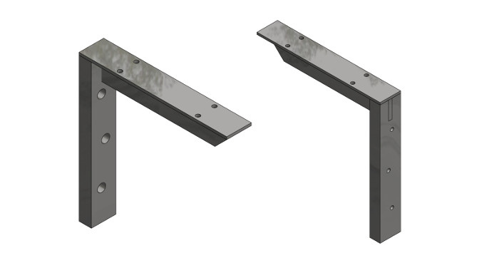 700x362 D Hybrid Bracket Drawings Aampm Hardware