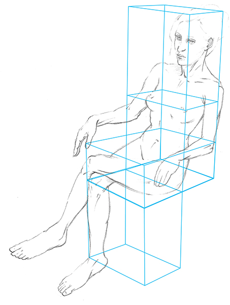 453x600 The Seated Figure