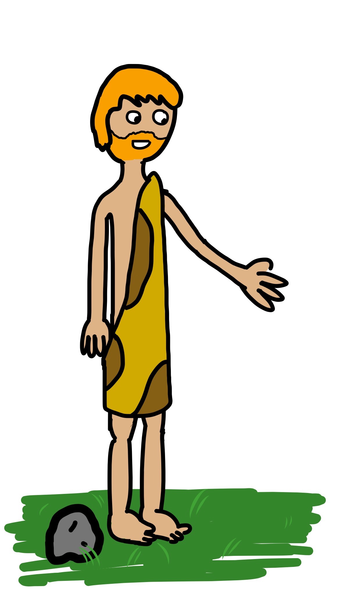 1177x2048 Brady The Caveman Drawing! Hellointernet