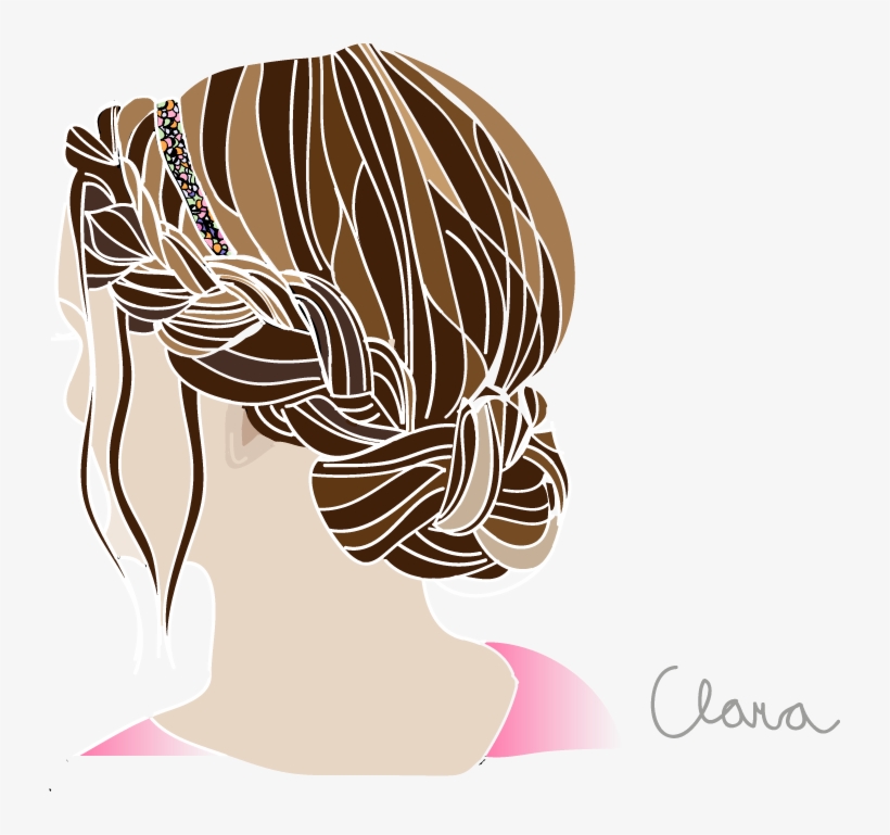 820x769 Graphic Free Stock Collection Of Free Drawing Braids