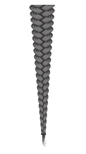 287x511 How To Create A Hair Braid Pattern Brush In Illustrator