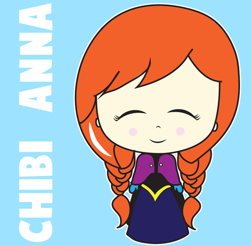 500x491 How To Draw A Chibi Baby Anna From Frozen With Easy Steps How