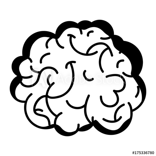 500x500 Contour Human Brain Anatomy To Creative And Intellect