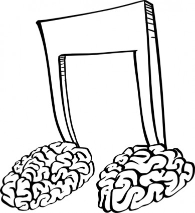 389x425 Brain Notes Clip Art Free Vector In Open Office Drawing