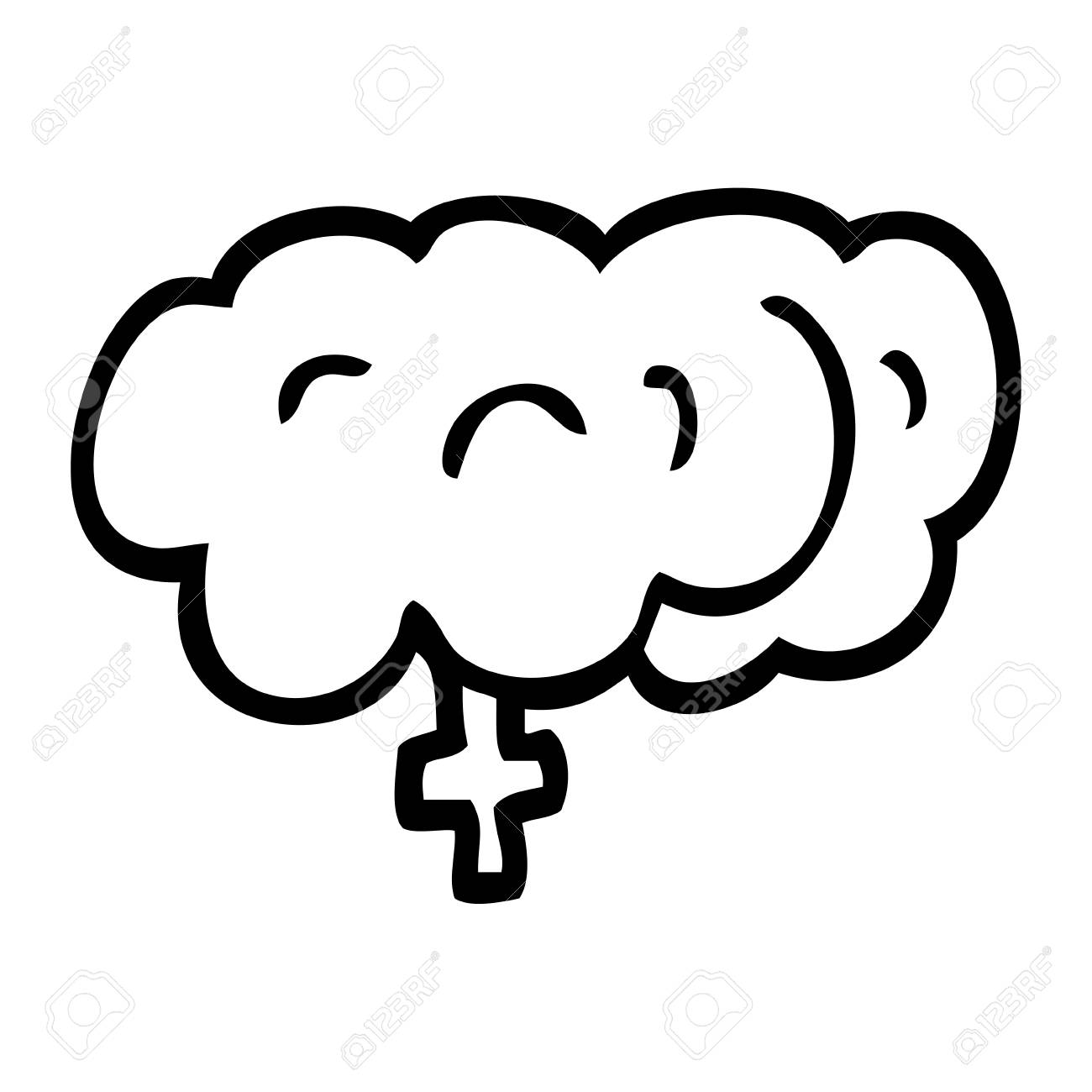 1300x1300 Huge Collection Of 'brain Drawing Cartoon' Download More Than