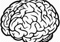 200x140 Brain Line Drawing Line Drawing Of Brain