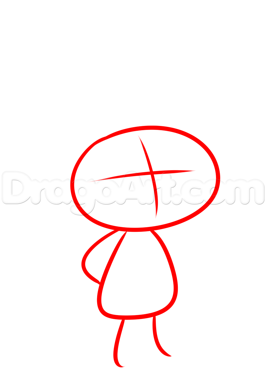 884x1284 Draw Branch From Trolls, Step