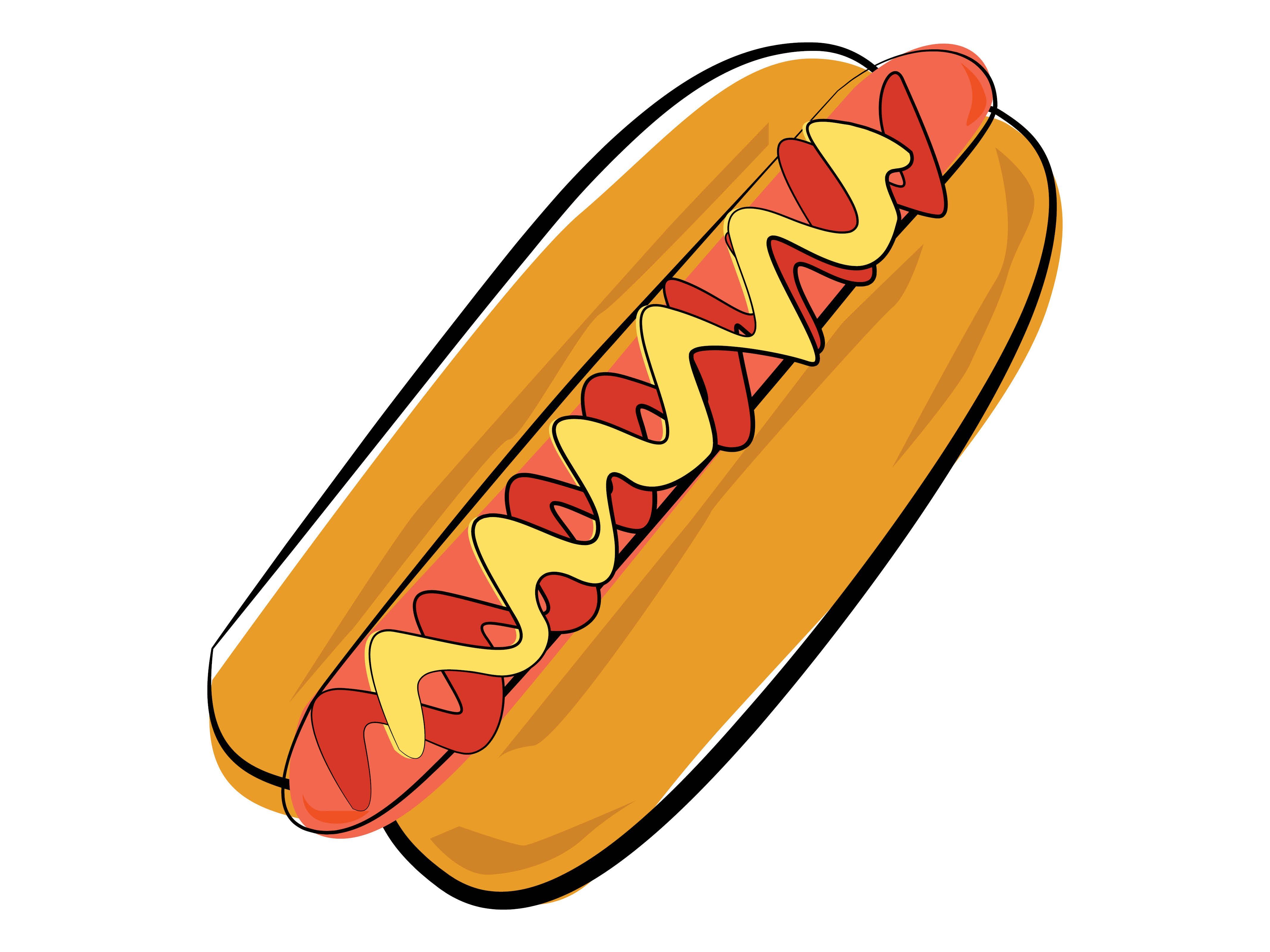 4267x3200 Hotdog Drawing