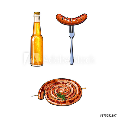 Bratwurst Drawing Free download on ClipArtMag