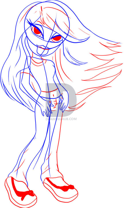 431x720 How To Draw Bratz, Step