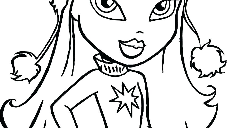 960x544 Printable Coloring Pages Free Dolls Doll Bratz Winter Adults Color