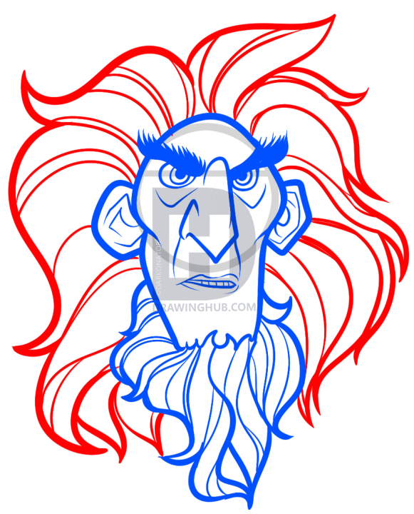 581x720 How To Draw Lord Macintosh, Brave, Step