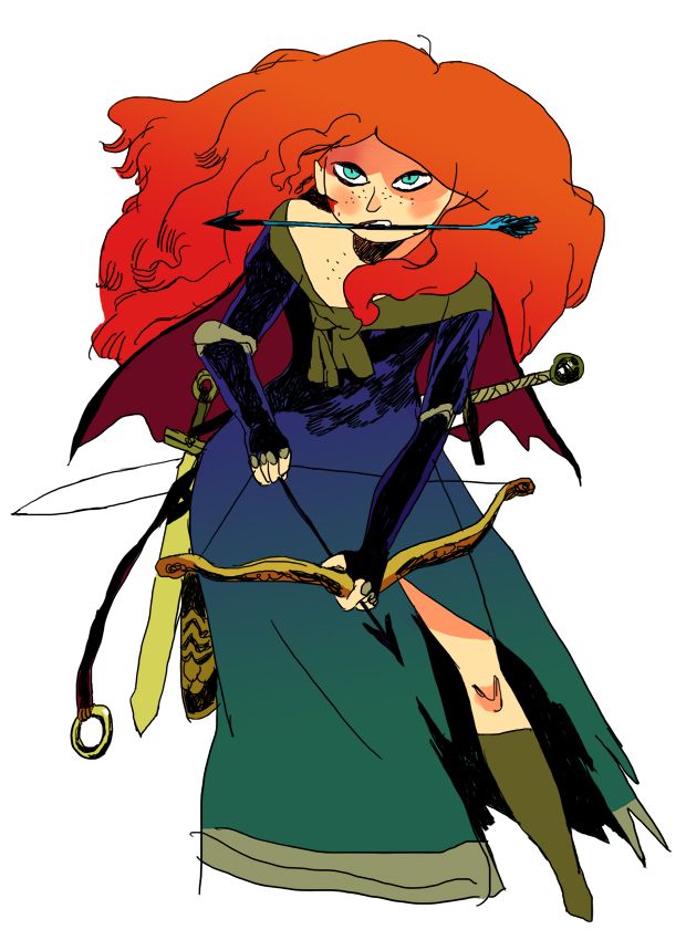 620x850 Tomberry Art Database Brave Drawing De Personajes