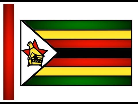 480x360 How To Drawing Zimbabwe Flag Zimbabwean Flag Draw Coloring