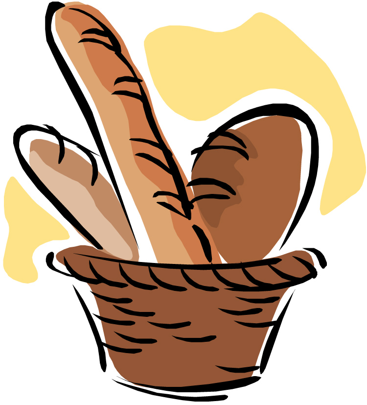 750x827 Bread Basket Clipart