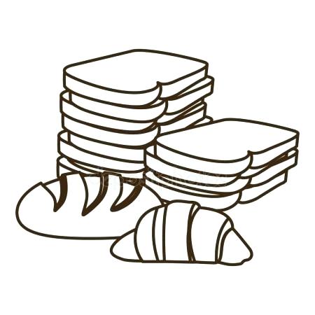 450x450 Bread Loaf Drawing