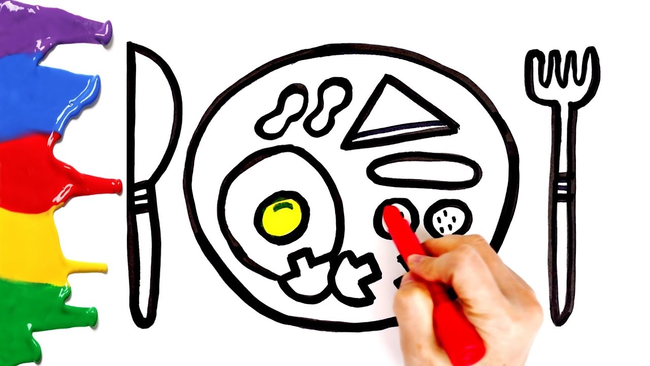 1280x720 Breakfast Drawing