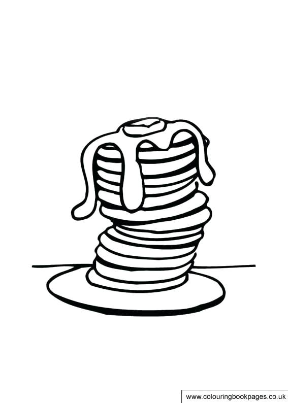 567x794 Breakfast Coloring Pages Cornucopia To Print Printable Pancake