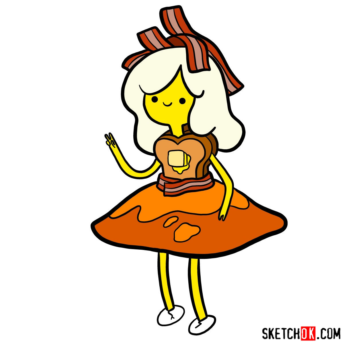 1200x1200 How To Draw Breakfast Princess