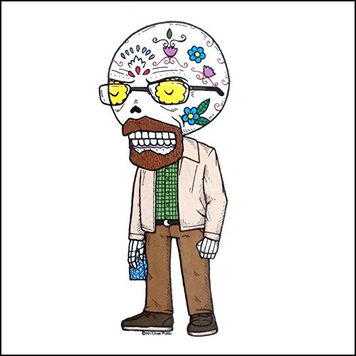 500x500 Breaking Bad Walter White Inspired Calavera Die Cut