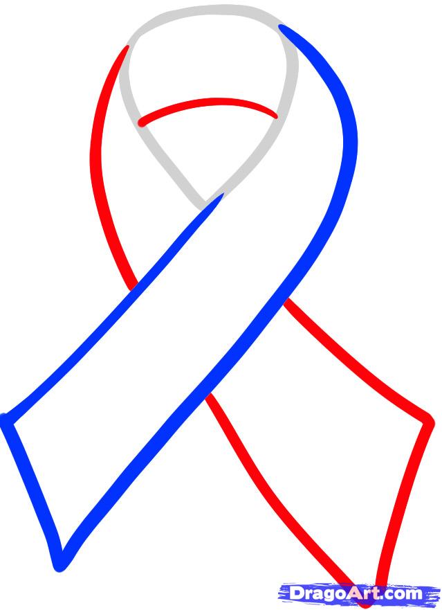 639x881 How To Draw A Cancer Ribbon, Breast Cancer Ribbon, Step