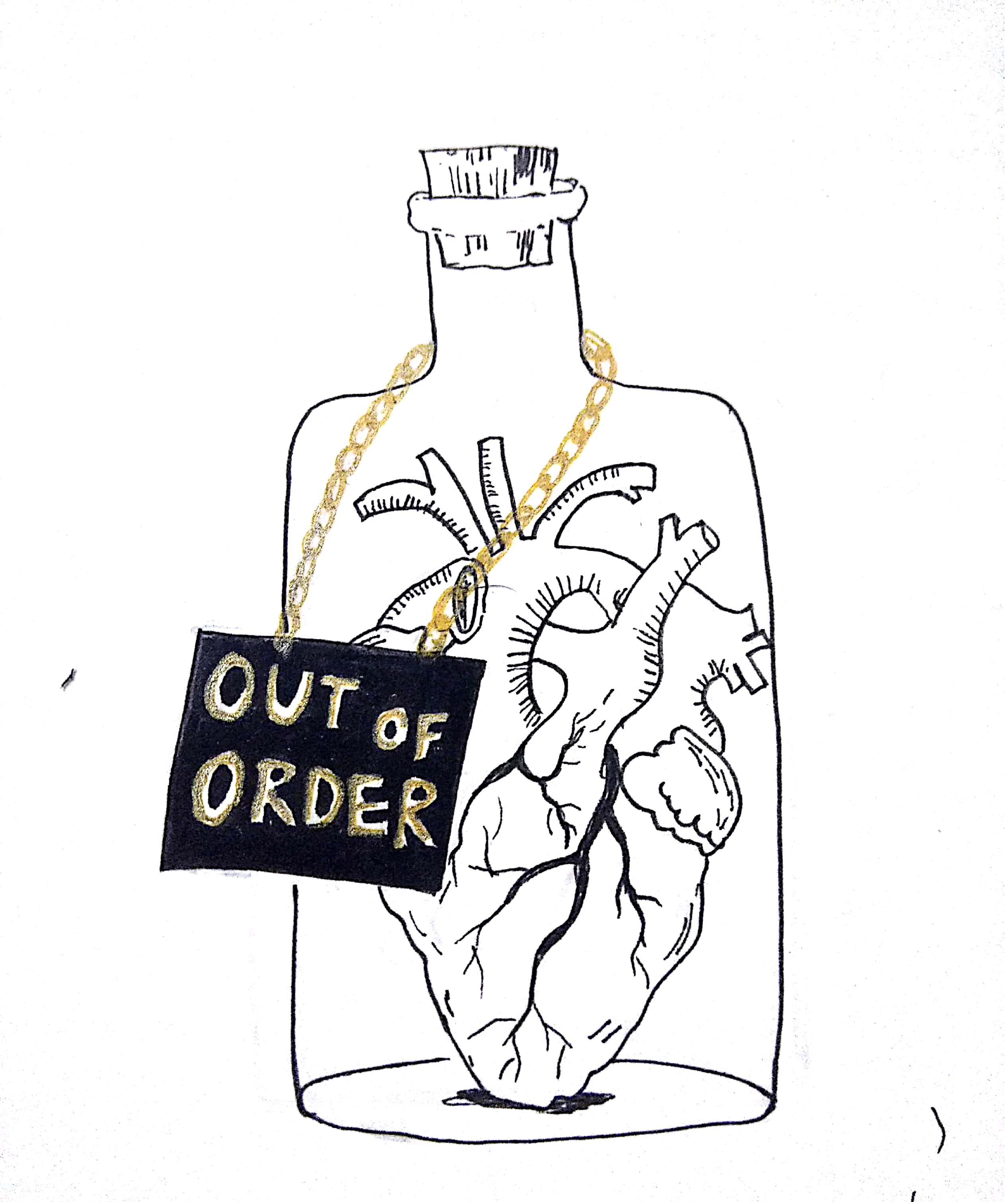 2536x3024 Art From A Broken Heart An Inktober Series On Cancer