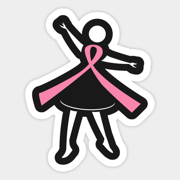 630x630 Pink Ribbon Ballet Girl T Shirt Funny Breast Cancer Hope Courage