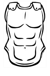 200x300 Breastplate Of Righteousness Cub Scouts Bible Crafts, Armor