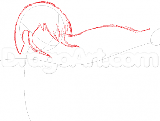 520x393 Step How To Draw An Anime Girl In The Breeze