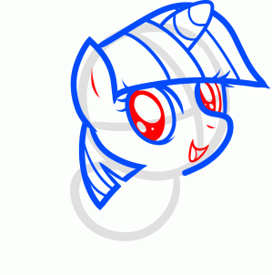 299x302 How To Draw Chibi Twilight Sparkle Step Drawings Disney Manga