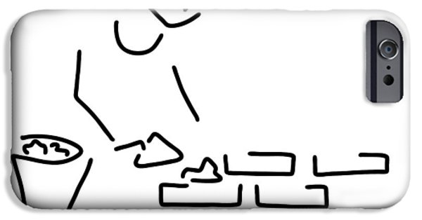 600x314 Brick Drawing Iphone Cases Fine Art America