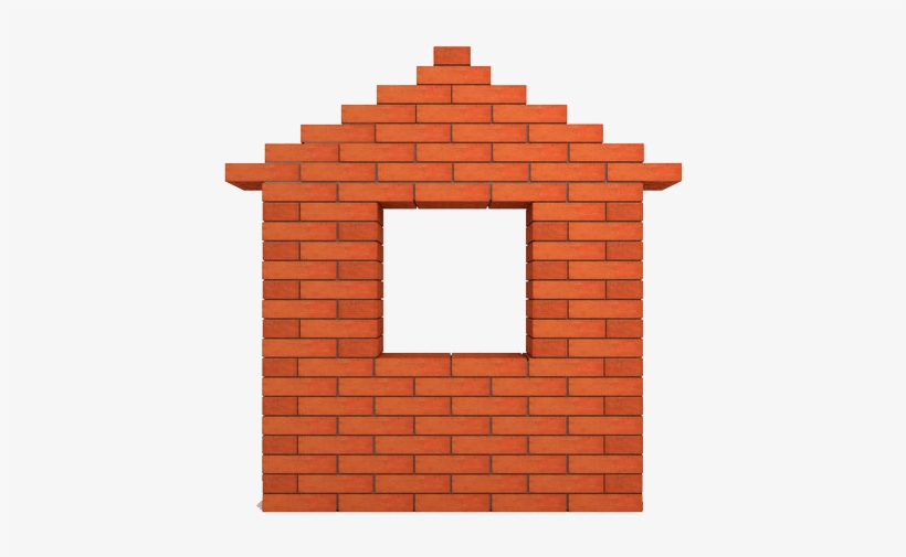 820x505 Clipart Brick Wall House