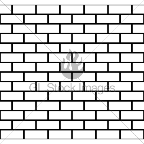 500x500 Illustration Of White Seamless Brick Wall Gl Stock Images