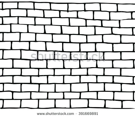 450x390 Black And White Brick Wall Vector Stock Vector Of Set Of Black