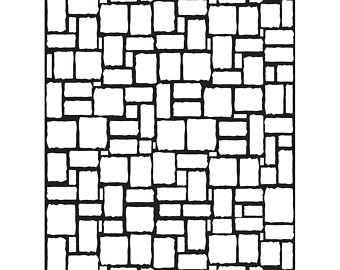 340x270 Brick Wall Stamp Etsy