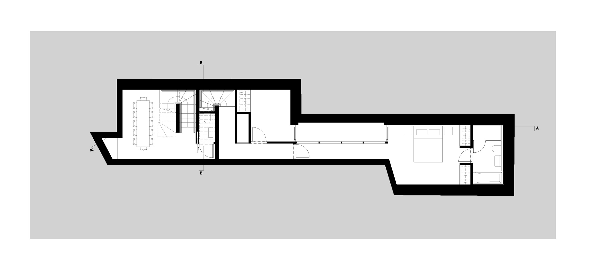 2364x1073 bureau de change inserts textured black brick building into london