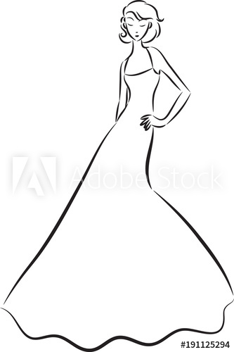 333x500 Bride Drawing