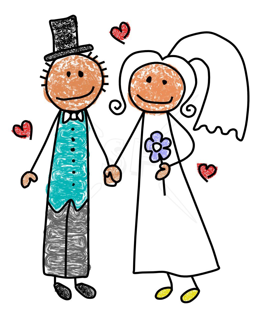 1050x1275 Drawing Bride Cute Stick Drawing