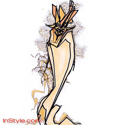 400x400 Fashion Designers Sketch Bella's Wedding Dress